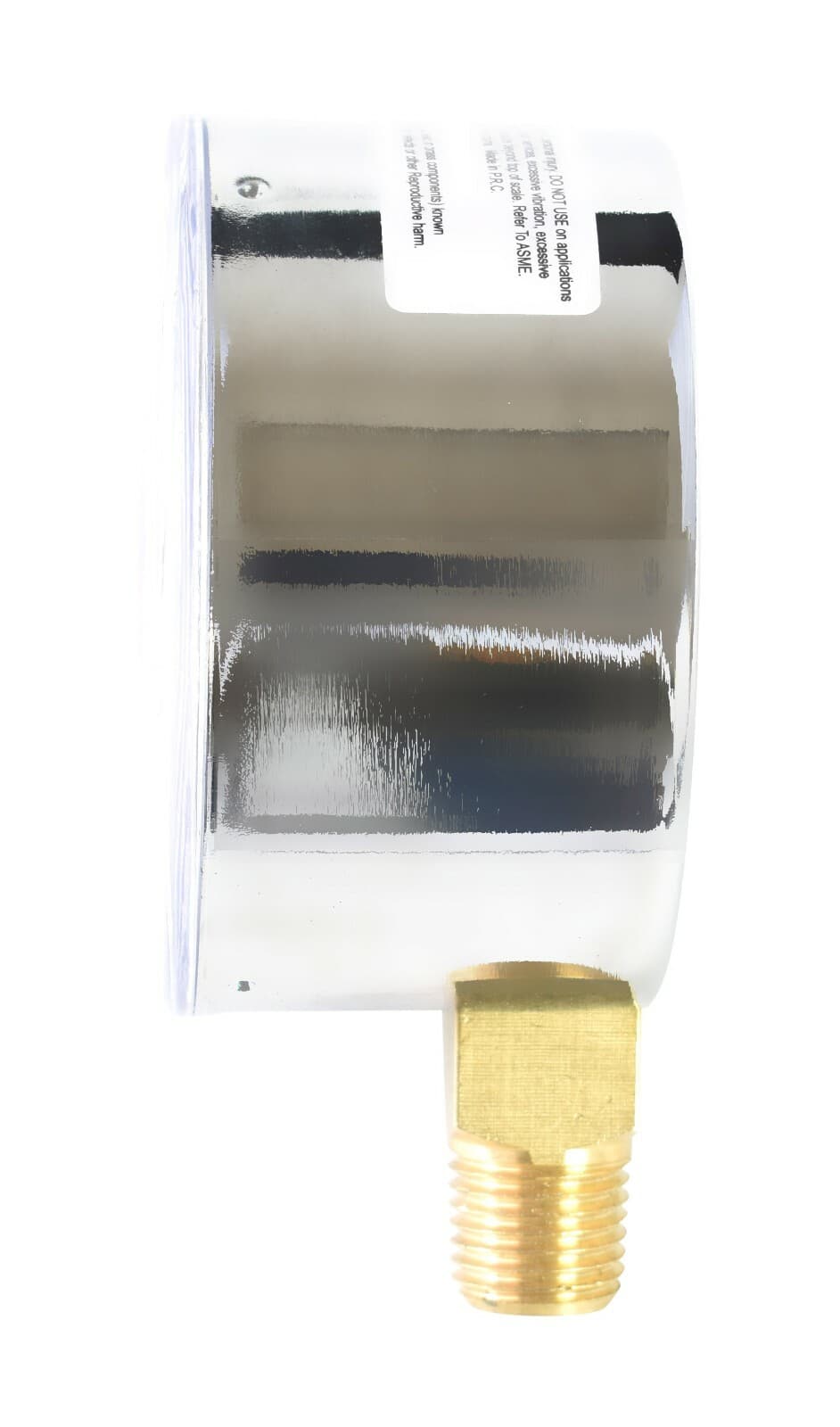 2-1/2" Capsule Diaphragm Pressure Gauge 10 PSI 1/4" NPT Low Mnt, Adjustable Zero 3