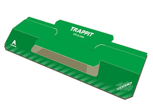 1 Pack Trappit Lo-line Cockroach German American Roach Control Glue Sticky Traps