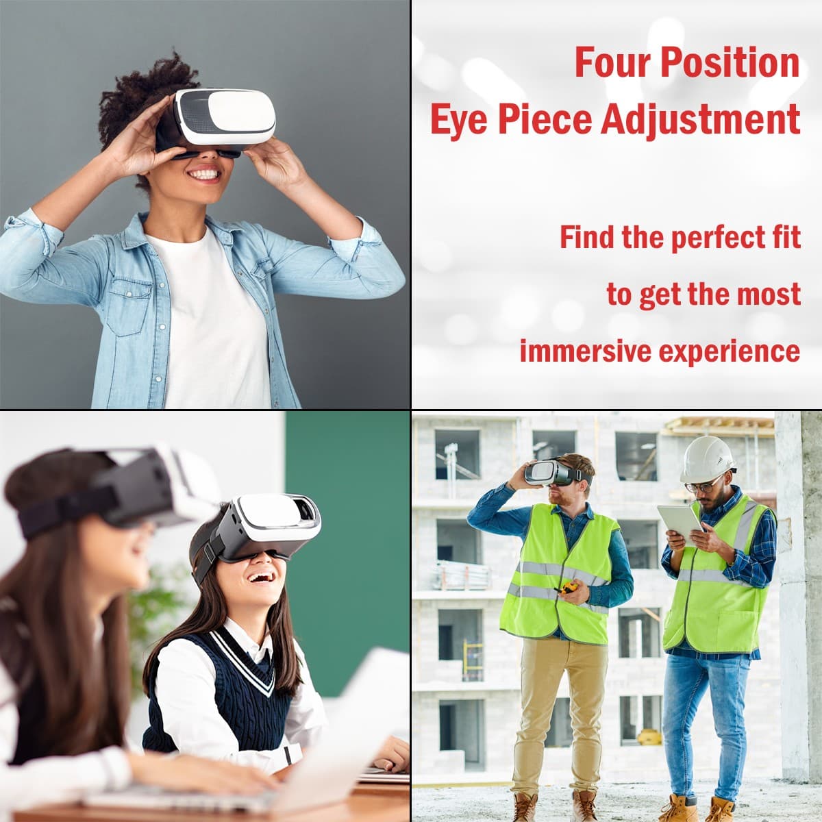 Smartphone VR Viewer for 3.5"- 6" Android & iPhones with audio ports (Deco Gear) 5