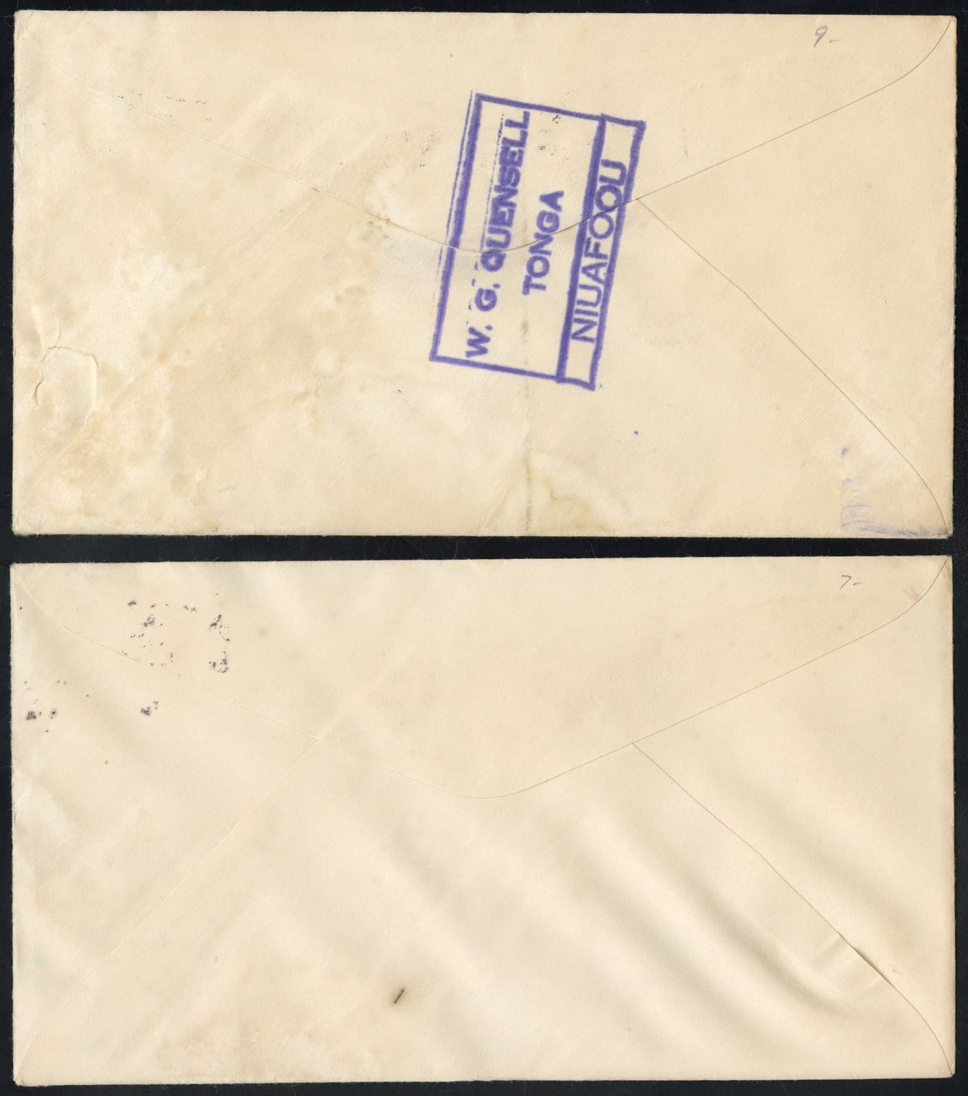 Tonga Stamps Lot Of 2 Early Tin Can Island Covers Scarce 2