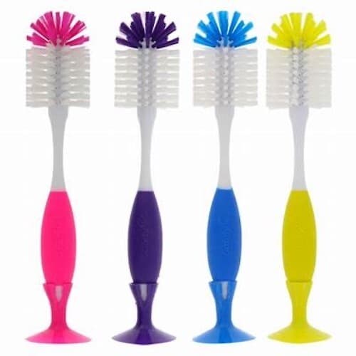 Safety 1st Bottle Brush and Nipple Cleaner with Stand 2