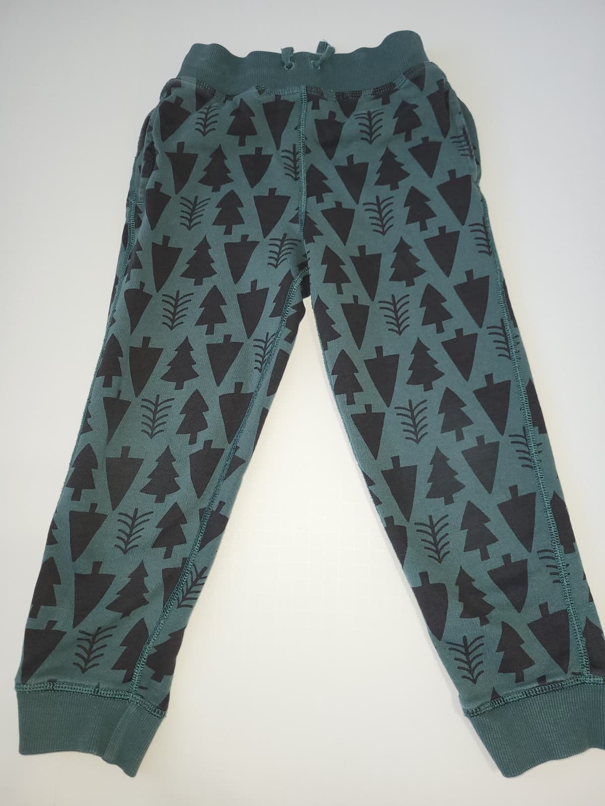 Hanna Andresson Jogger Sweatpants size 120 (6/7) green trees