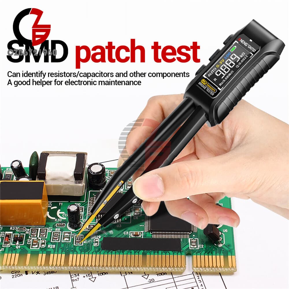 GN702 Smart Tweezer LCR Digital Bridge Meter Capacitor Inductor Component Test 4