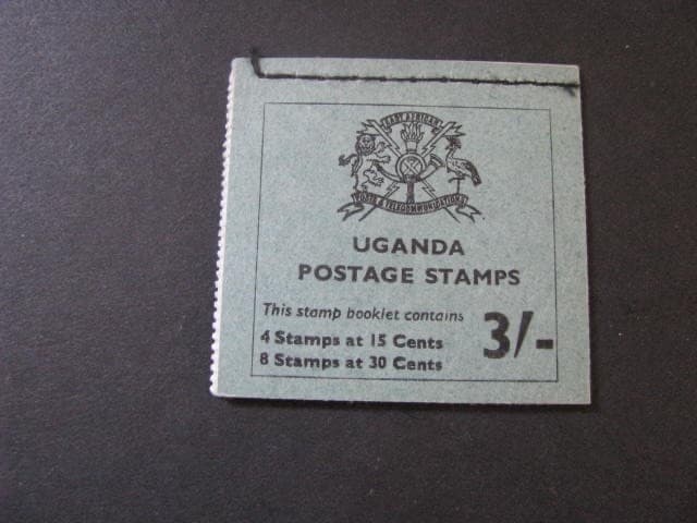Uganda Stamp Booklet with Scott # 99 & 191...Free International Shipping! 6
