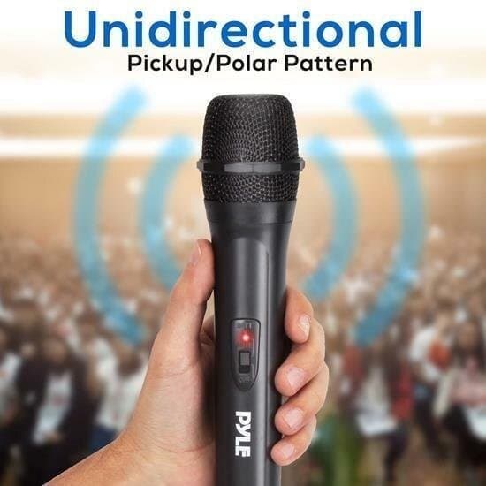 Pyle-PRO Professional VHF Handheld Microphone system w/Adapter Receiver PDWM91 4