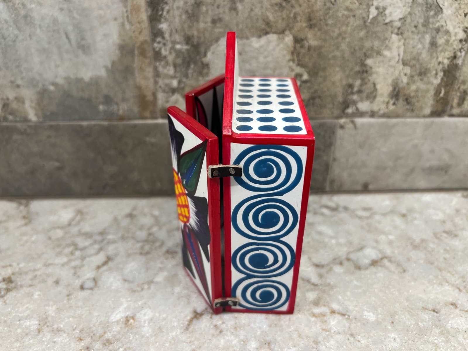 Peruvian Folk Art  Nativity Retablo 6