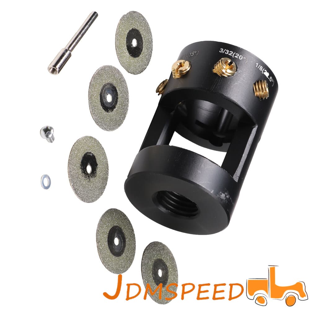 Tungsten Grinder Sharpener Multi-Angle Offsets Head Tool Set For TIG Welding  5