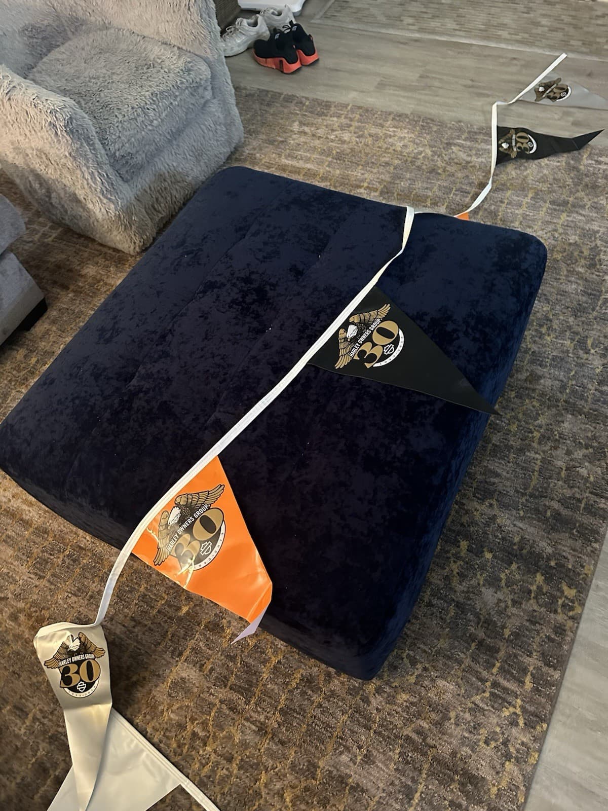 Harley Davidson 30th Anniversary Flag Banner Harley Owners Group 15 Foot Banner 5