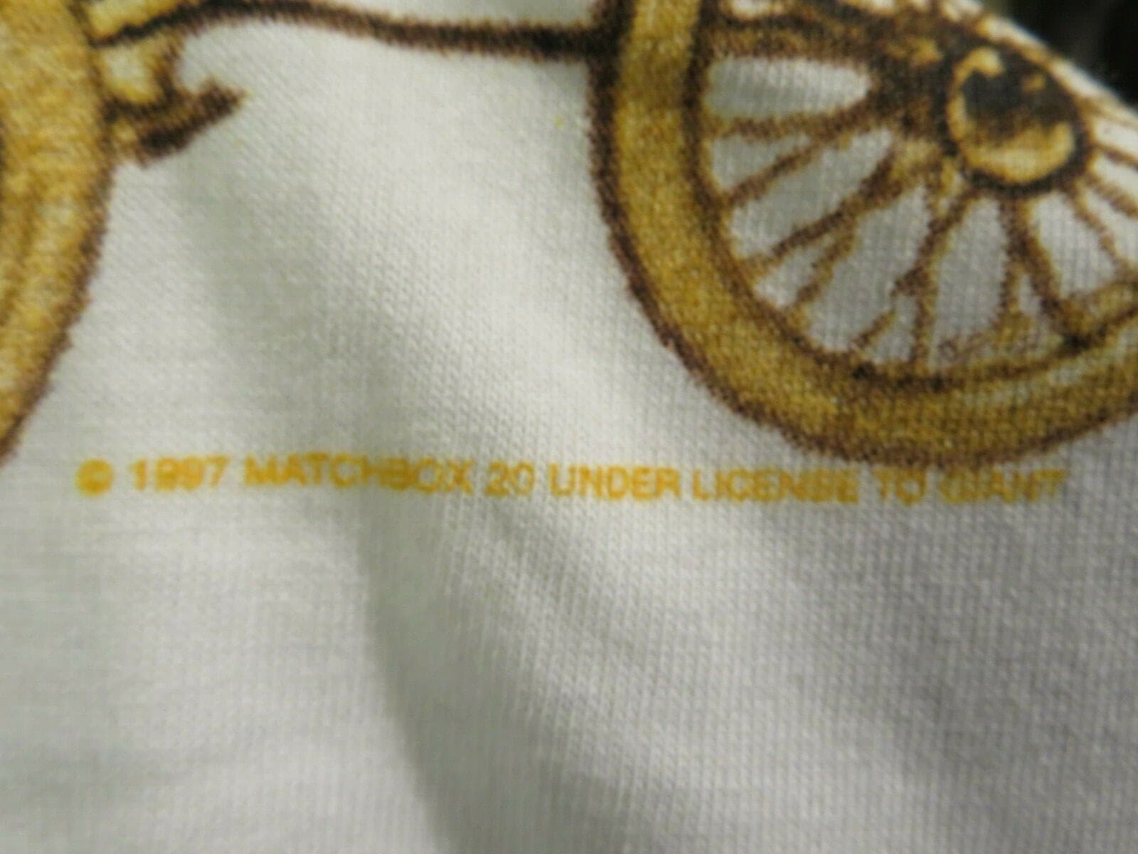 Nice Man Label 1997 MATCHBOX Twenty 20 "Stole my Baby" Concert Tour (XL) T-Shirt 2