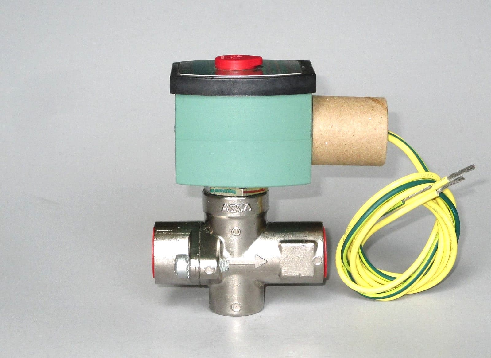 Henny Penny 74582 Solenoid Valve 1/2" NPT, 240V 18" Wire Leads, Asco HV291761002 5