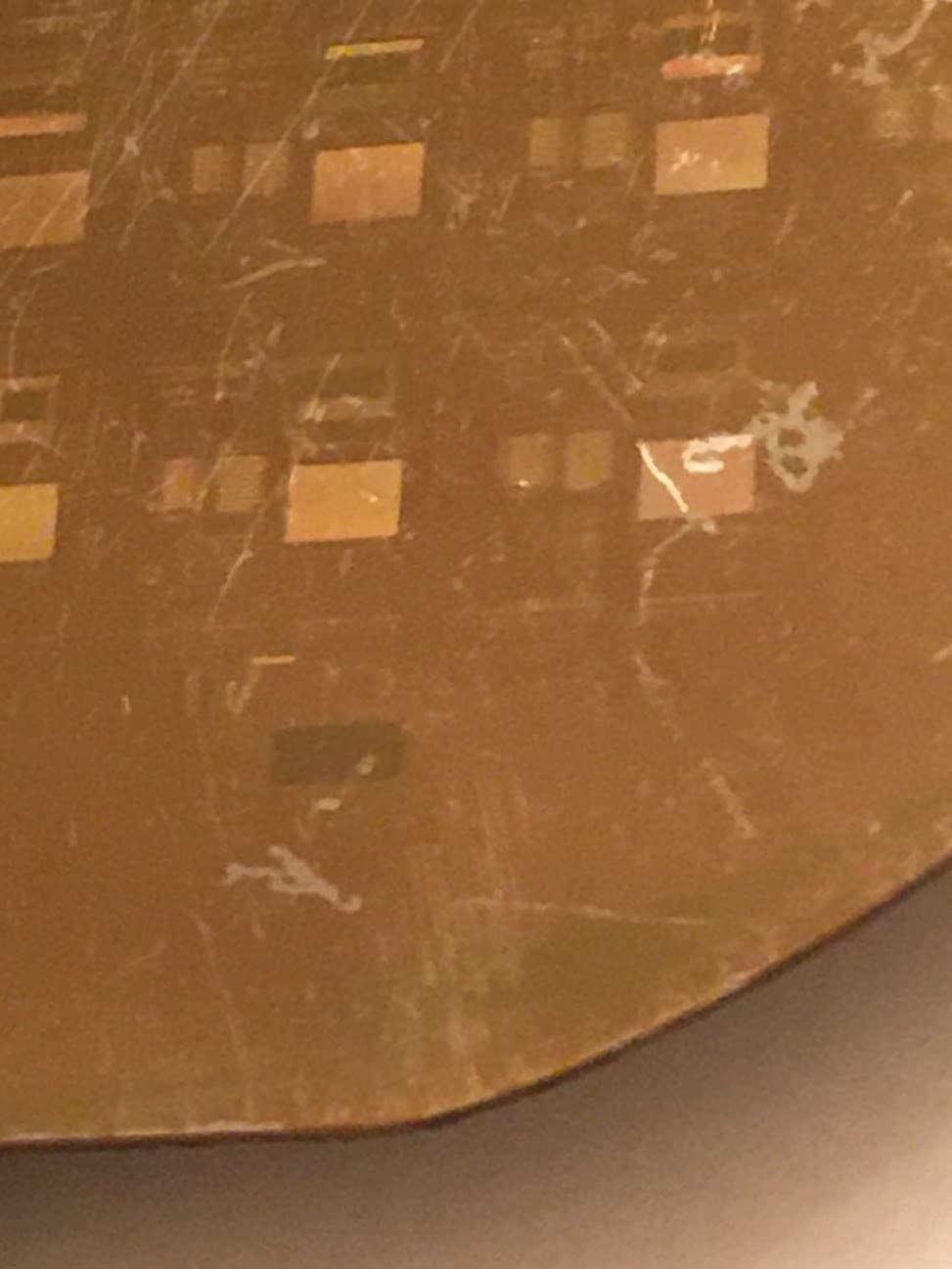 4" Unknown Silicon Wafer 1980s Extremely Rare Vintage CPU Chip 5