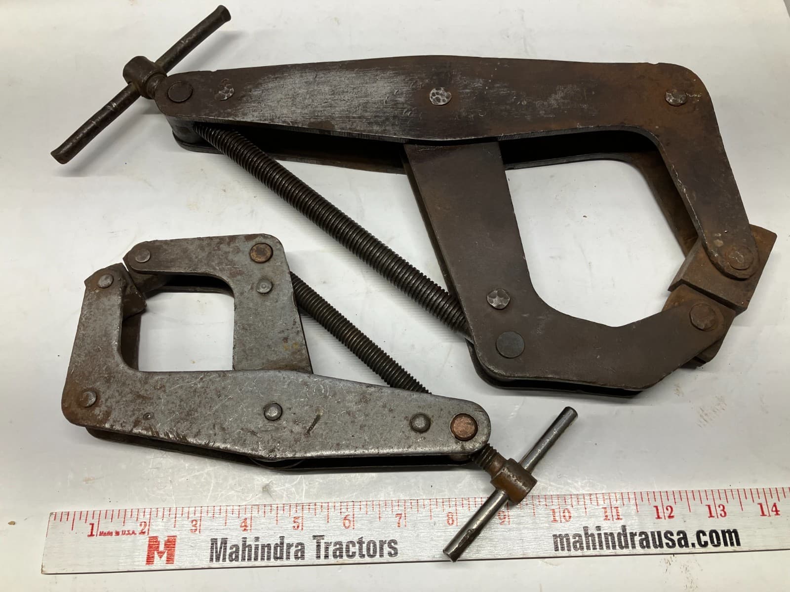 2 Kant-twist Style Clamps 1 is unknown maker Welding Machinist Cantilever Fab.