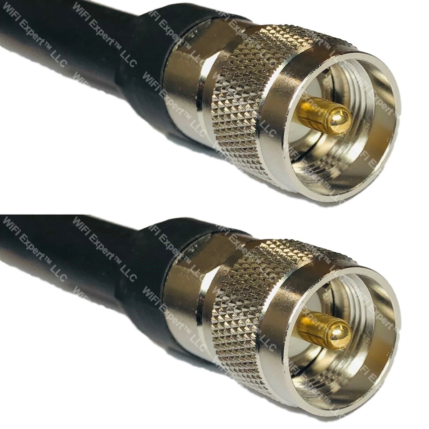 LMR400 PL259 UHF Male to PL259 UHF Male Coaxial RF Cable USA-Ship Lot