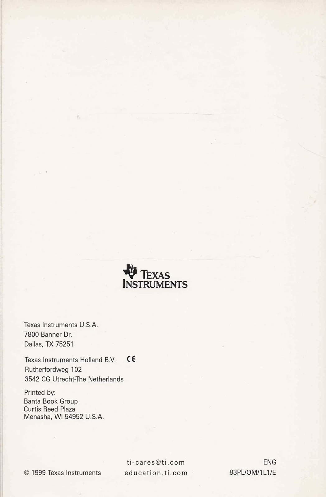 TI-83 Plus Guide (MANUAL ONLY) 2