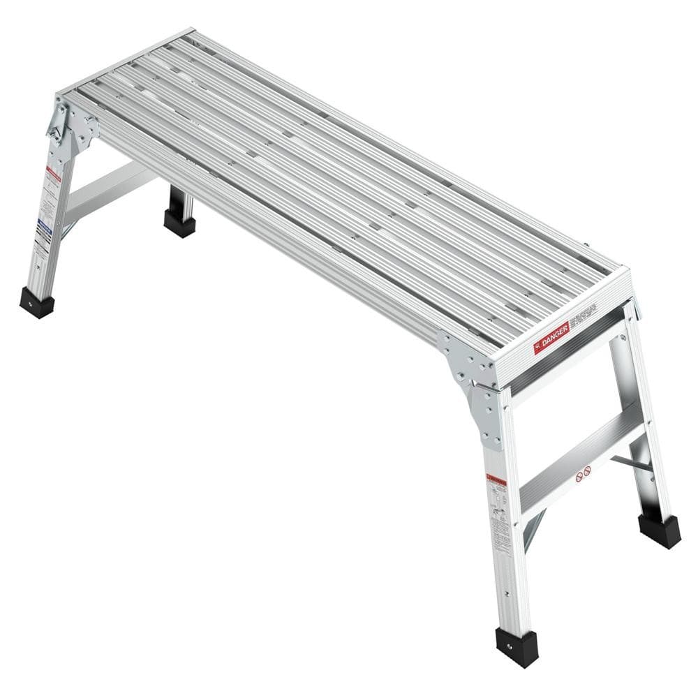 Work Platform Aluminum Step Ladder Drywall Safe ANSI Approved of Capacity 225 LB 2