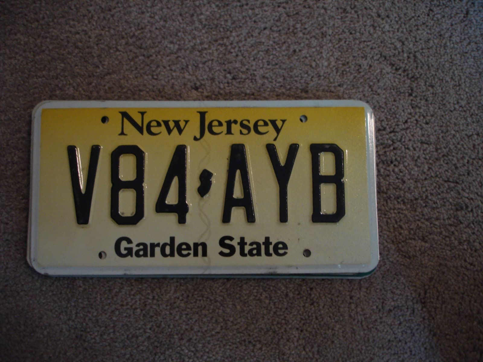 NEW JERSEY GARDEN STATE     *   LICENSE PLATE BUY ALL STATES HERE FREE SHIPPING