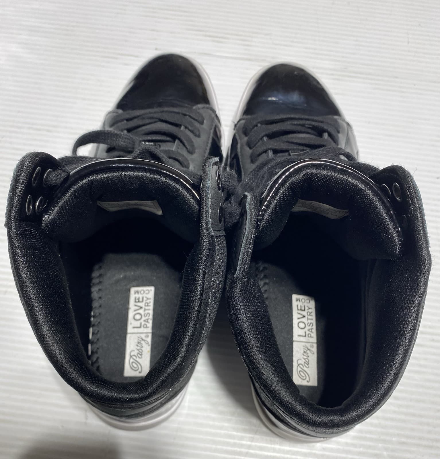 ADULT WOMEN'S SZ 10 GLITTER BLACK SNEAKERS BY PASTRY STYLE PA151000 DANCE NICE 4