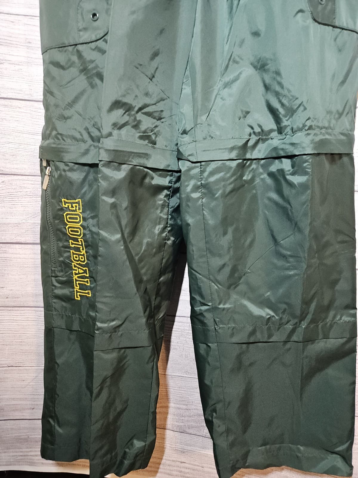 NFL Green Bay Packers Windbreaker Zip Off Pants -Youth Sz LARGE 16-18 - NWT! 5