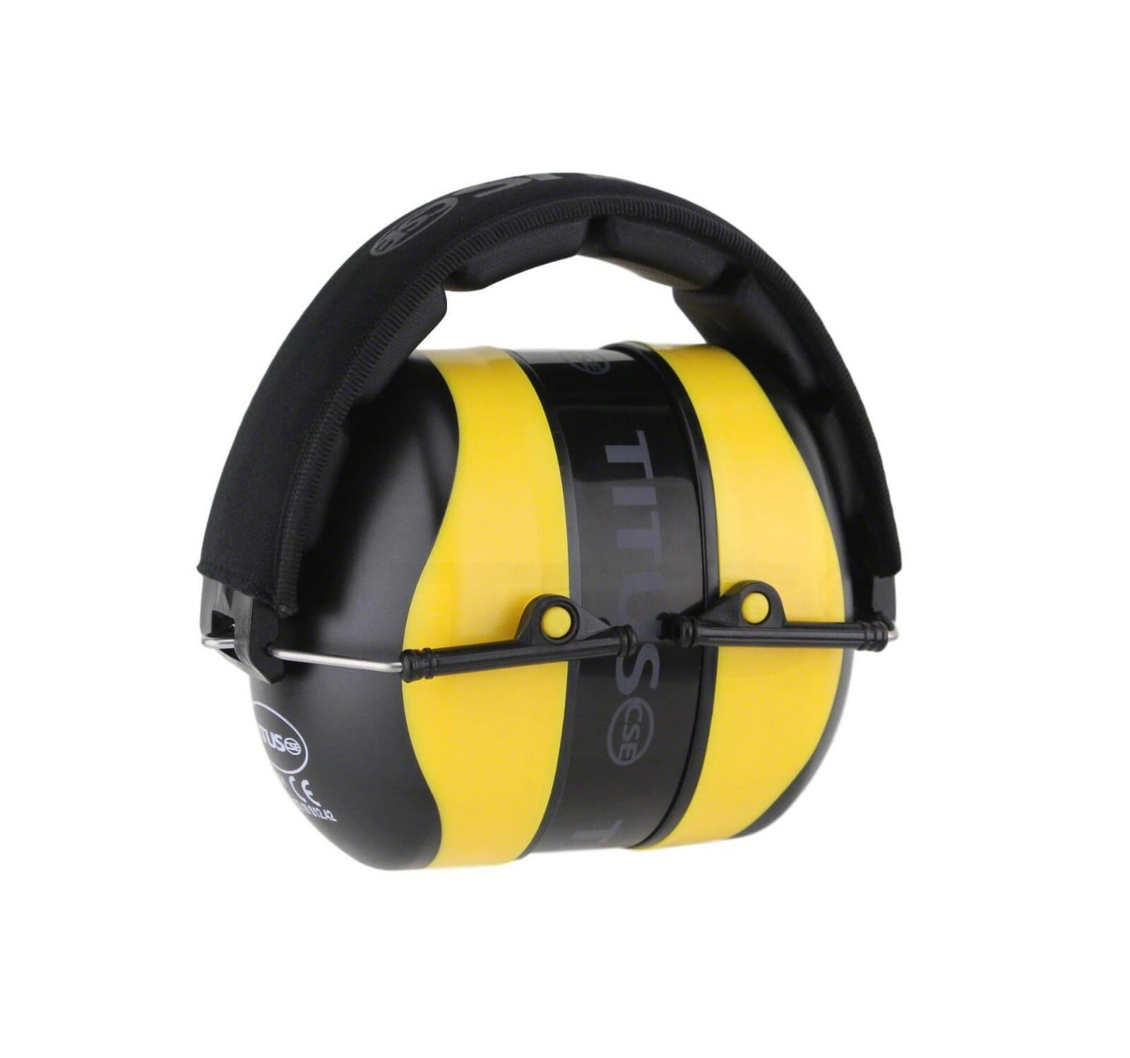 TITUS PREMIUM 37 NRR EARMUFFS HEARING PROTECTION NOISE REDUCTION w/ CASE USA  2