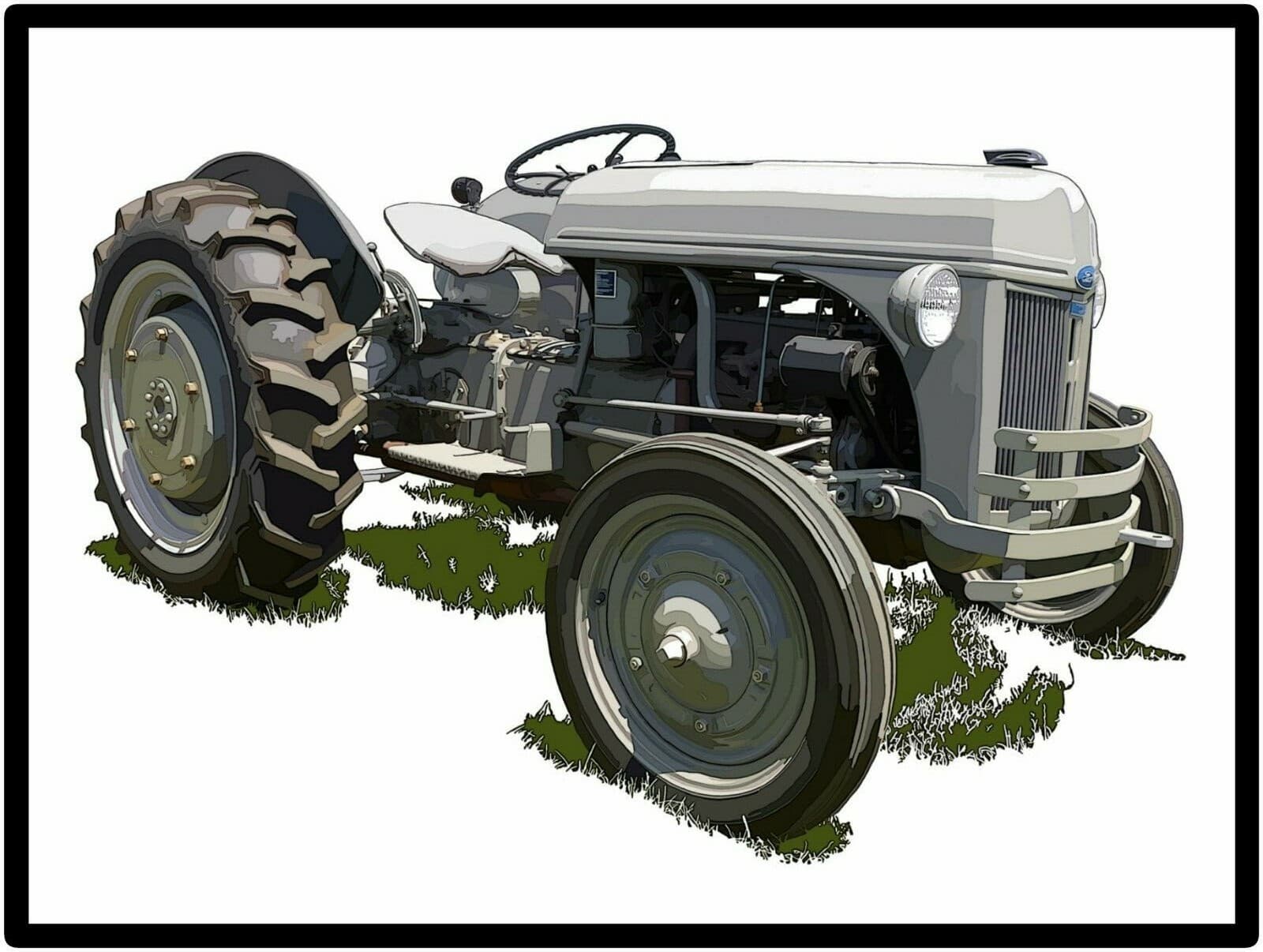 Ford Tractors New Metal Sign: Model 2N Featured