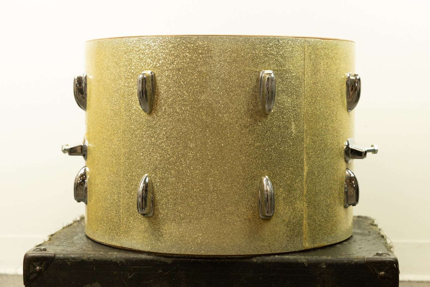 1960s Slingerland 14x20 Silver Sparkle Pearl Bass Drum 5