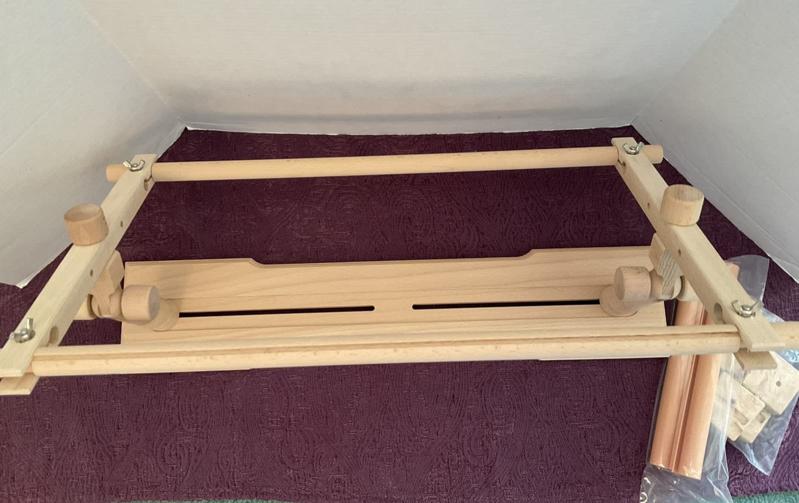 Beech Wood Frame Stand Multi Functional Lap or Table 12" Maximum Capacity New 5