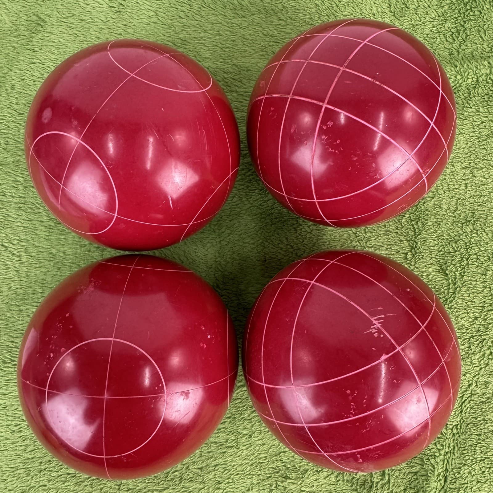 Vintage Eddie Bauer Bocce Ball Set Game w/Original Canvas Bag And Instructions 3