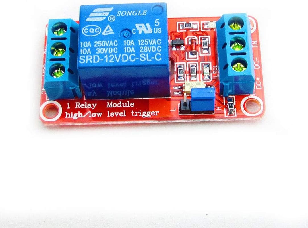 12V 1 Channel Module with Optocoupler Isolation High & Low Level Trigger Relay 3