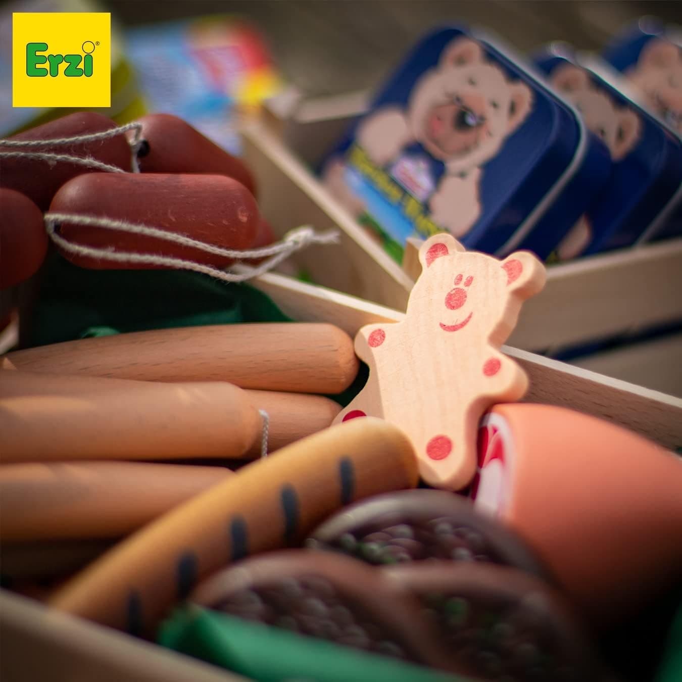 Erzi 15131 Animal Cold Cuts Toy in a Tin, Multicoloured 2