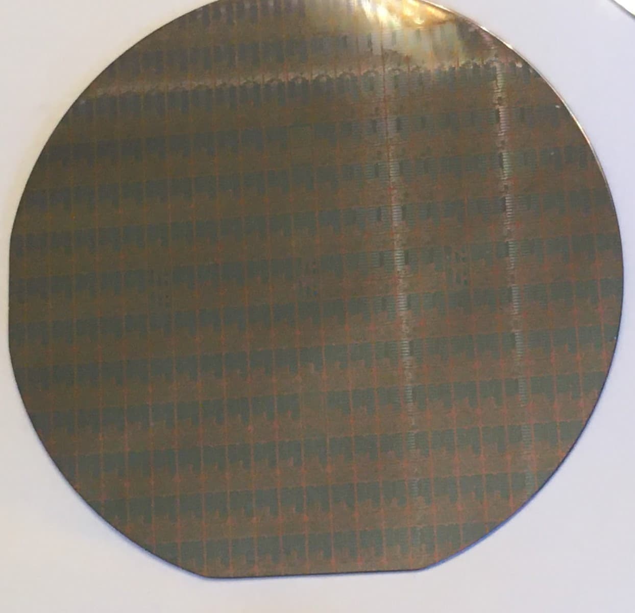 4"  Intersil General Electric? Silicon Wafer 1984  Rare Vintage CPU Chip