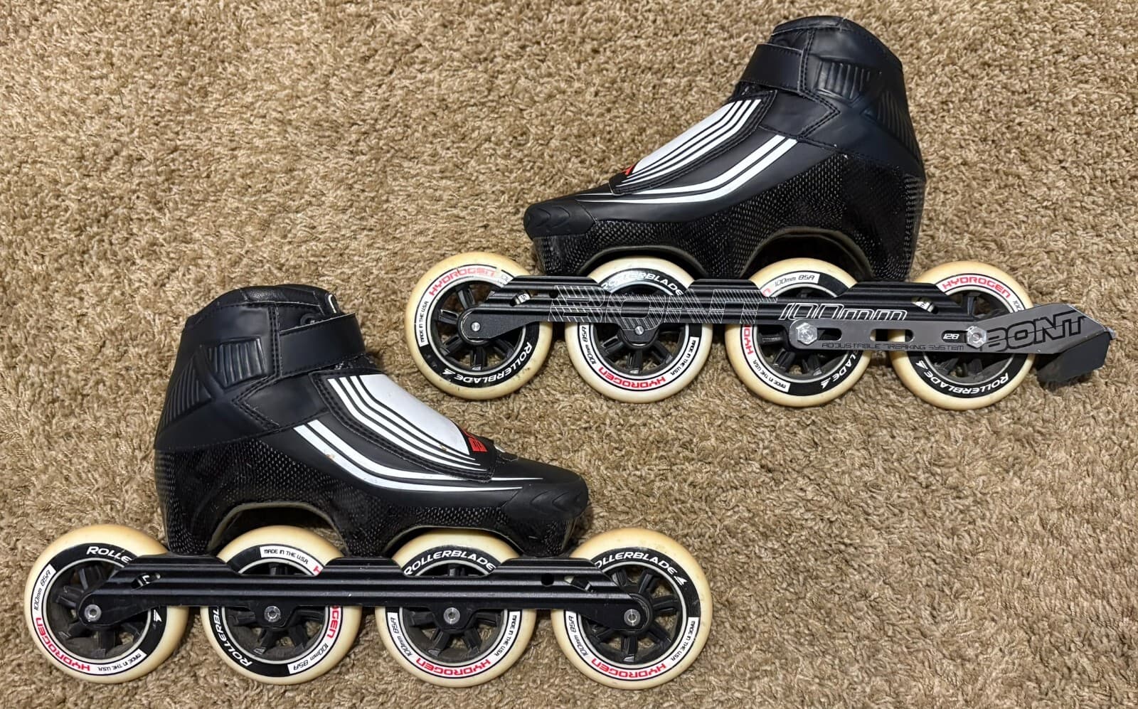 Bont Semi-Race black US size 5 1/2 / EUR 37.5 - 100 mm 84A wheels Inline Skates 6