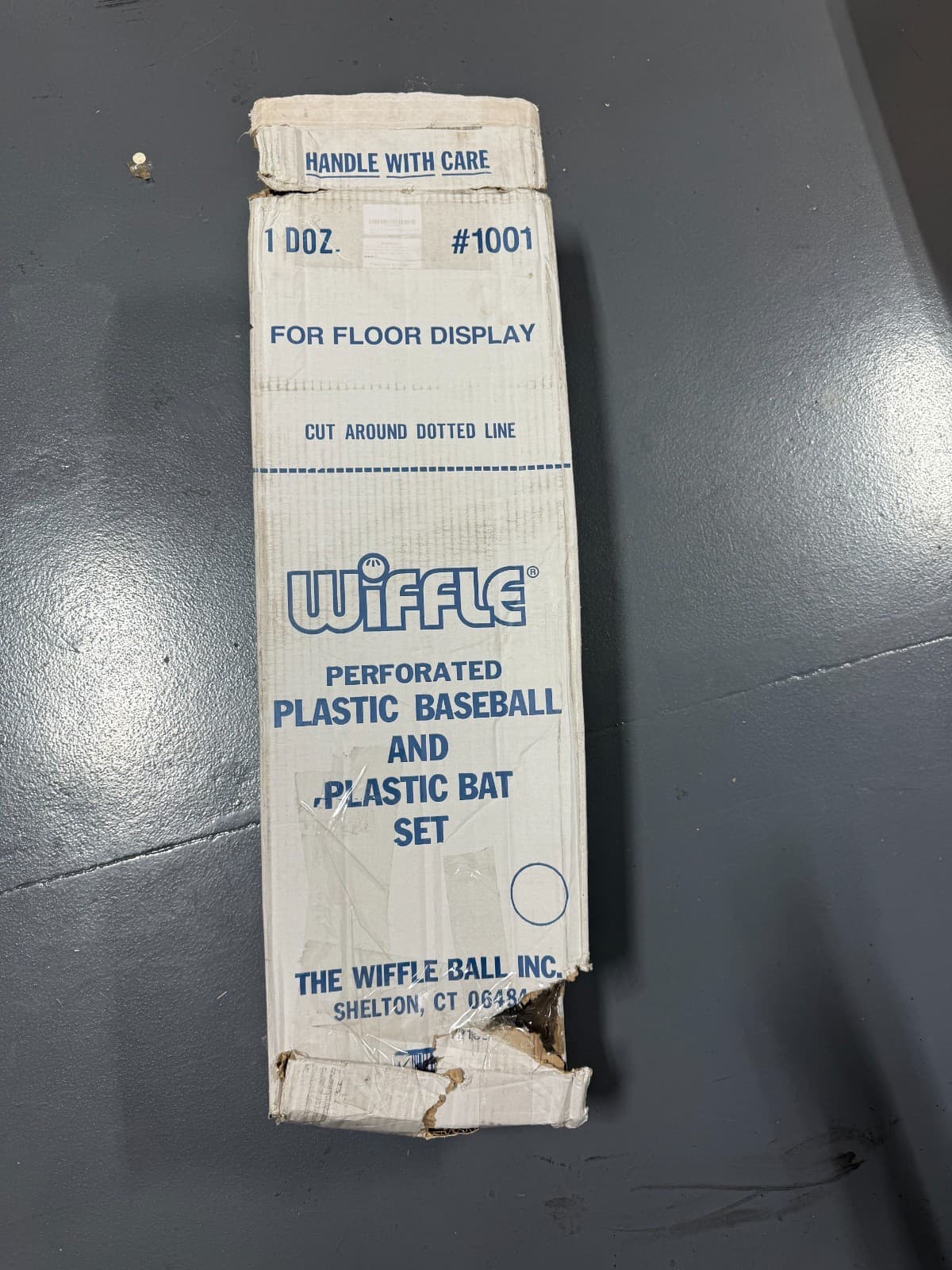 Wiffle Perforated Plastic Baseball And Plastic Bat Set, One Case 3