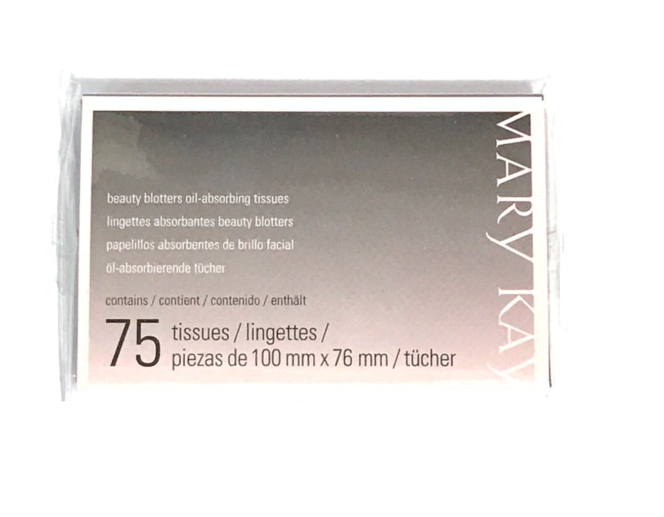 MARY KAY BEAUTY BLOTTERS OIL-ABSORBING TISSUES~150 TISSUES~2 PACKS OF 75 TISSUES 2