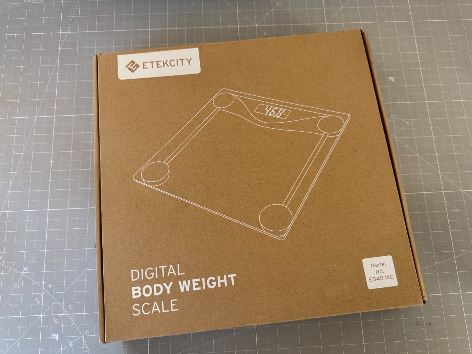 NIB Digital Bathroom Scale Etekcity Glass Body Weight Bathroom Scale LCD Display 4