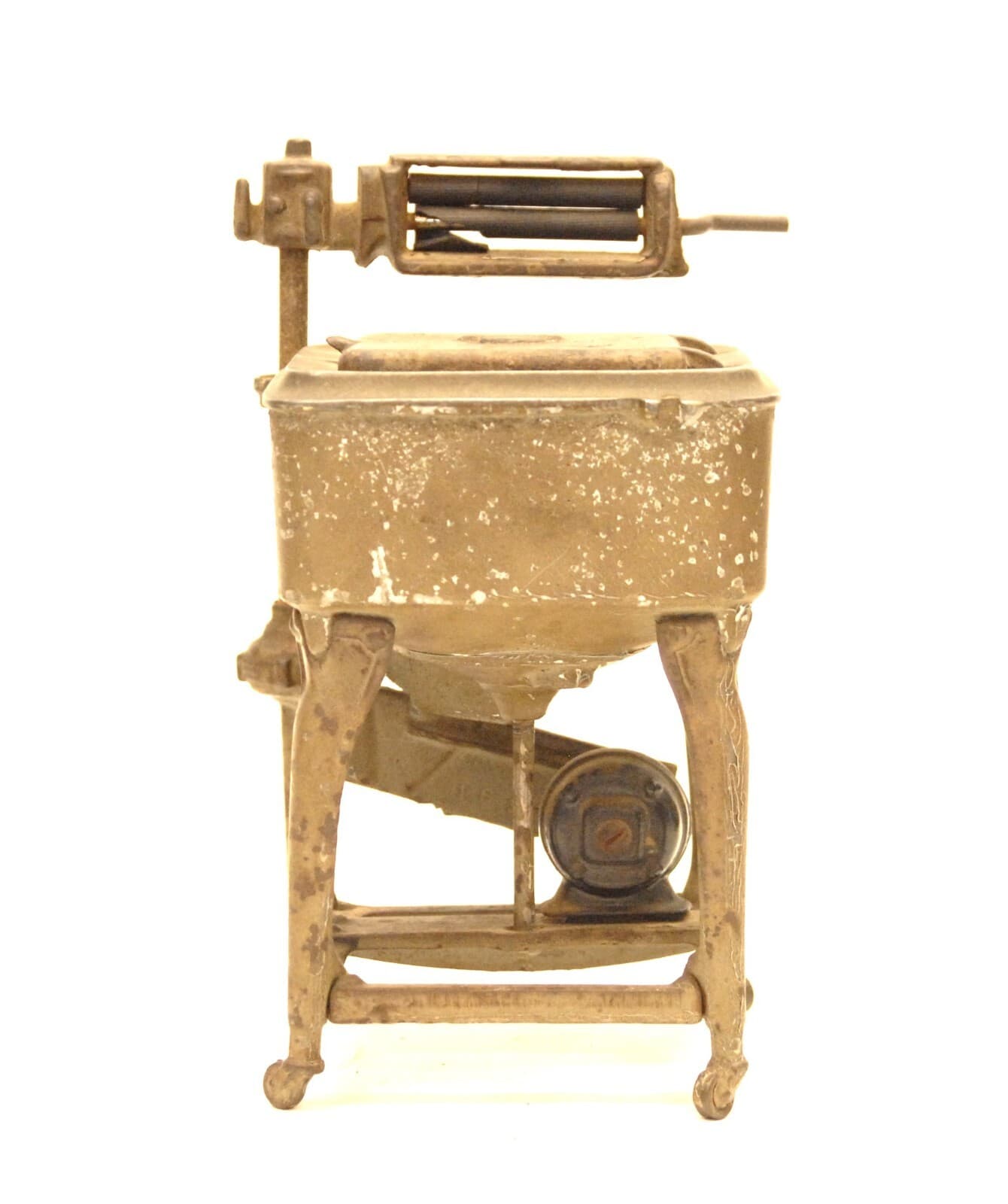 ANTIQUE HUBLEY CAST IRON MAYTAG SALESMAN SAMPLE CHILDS WASHING MACHINE WASHER 2