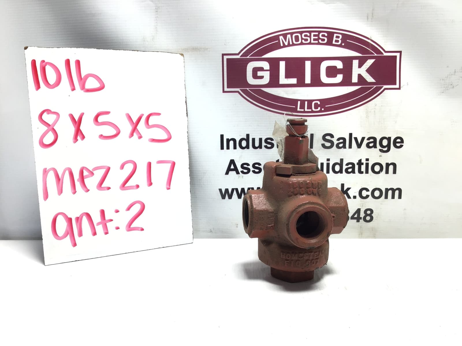 Homestead FIG607 1.25" Valve 150SWP 200OWG 1881 D