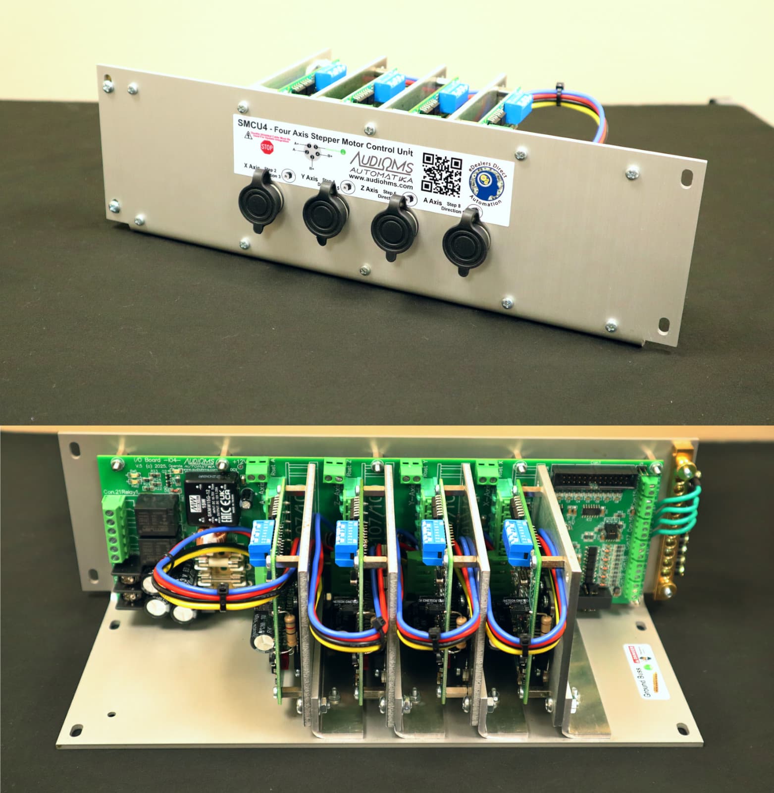 SMCU-4 4 Axes Integrated Stepper Driver System With UC-400 Ethernet Controller 4