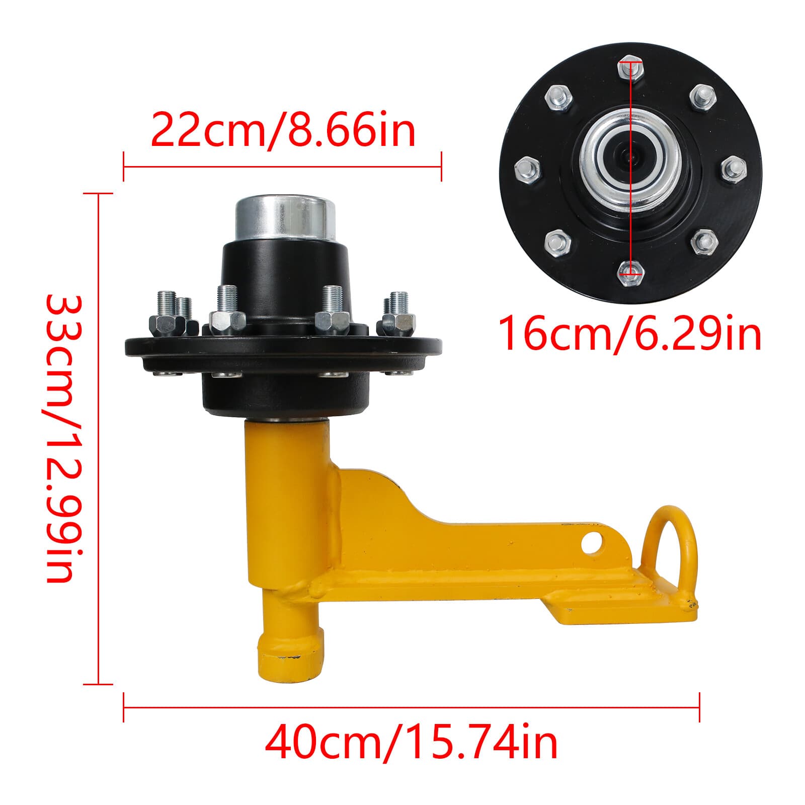 New upgrade Superior Shipping Container Wheels .8x6.5 Lug .container accessories 2