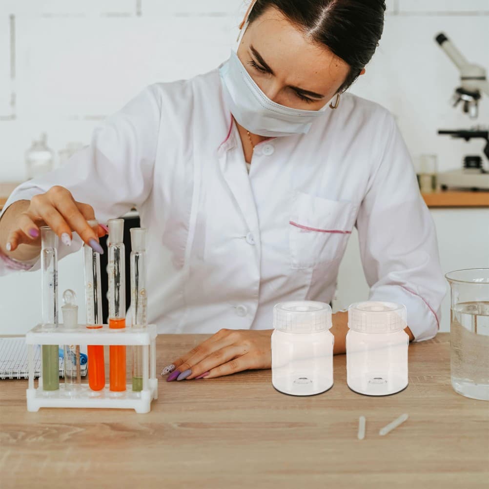  4 Pcs High Temperature Resistant Tissue Culture Bottle Laboratory Water Bottles 3