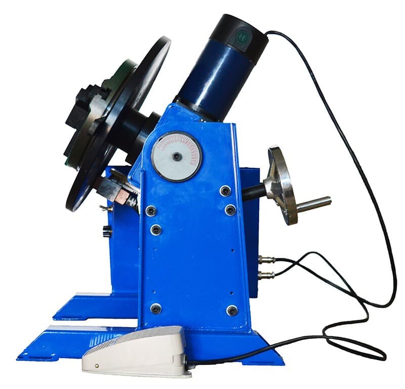 Open Box!!! 110V BW-50 50KG Welding Positioner Turntable with 200MM Chuck 3