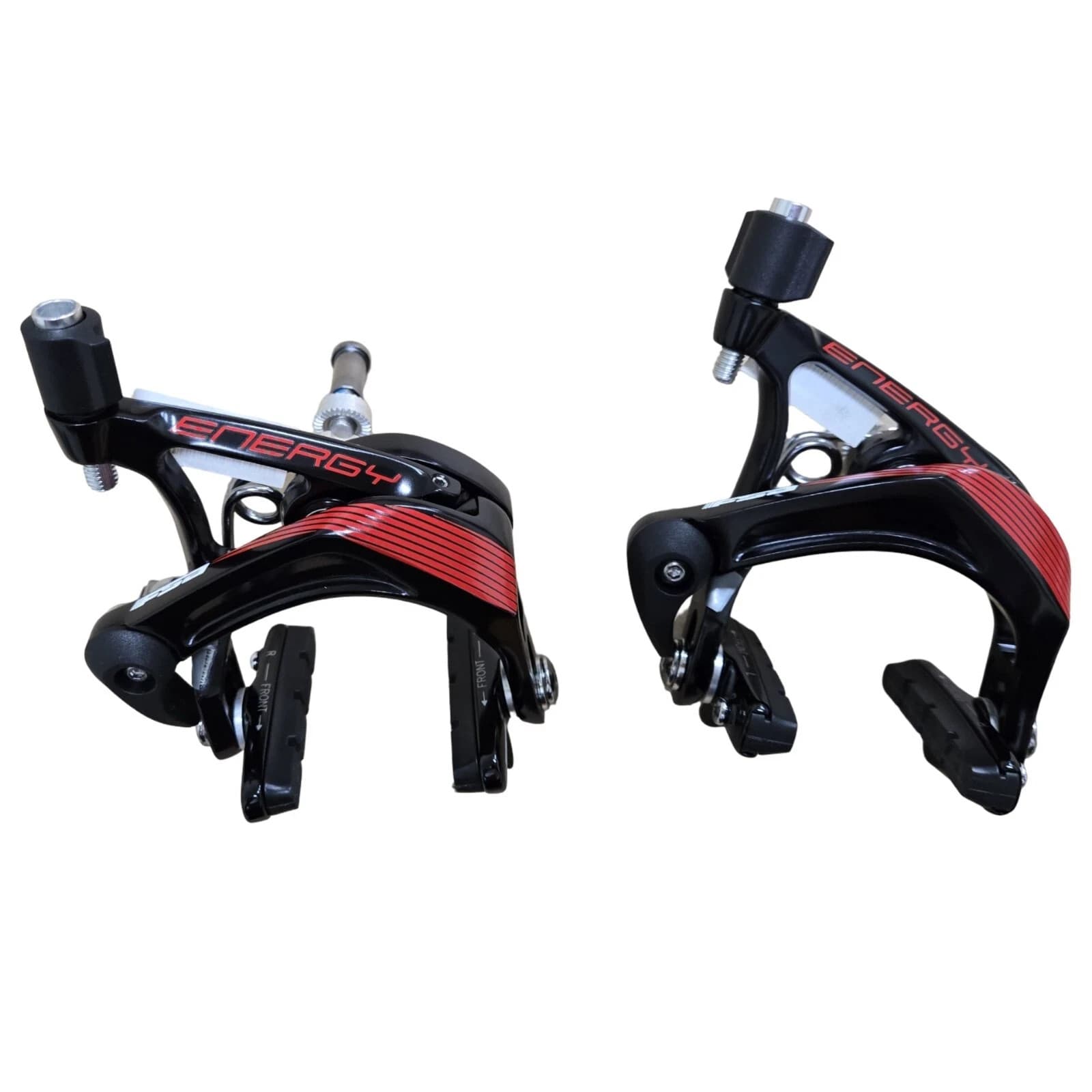 FSA Energy Rim Brakes Front & Rear Set Alloy brake pads Black Red Fit Shimano 2