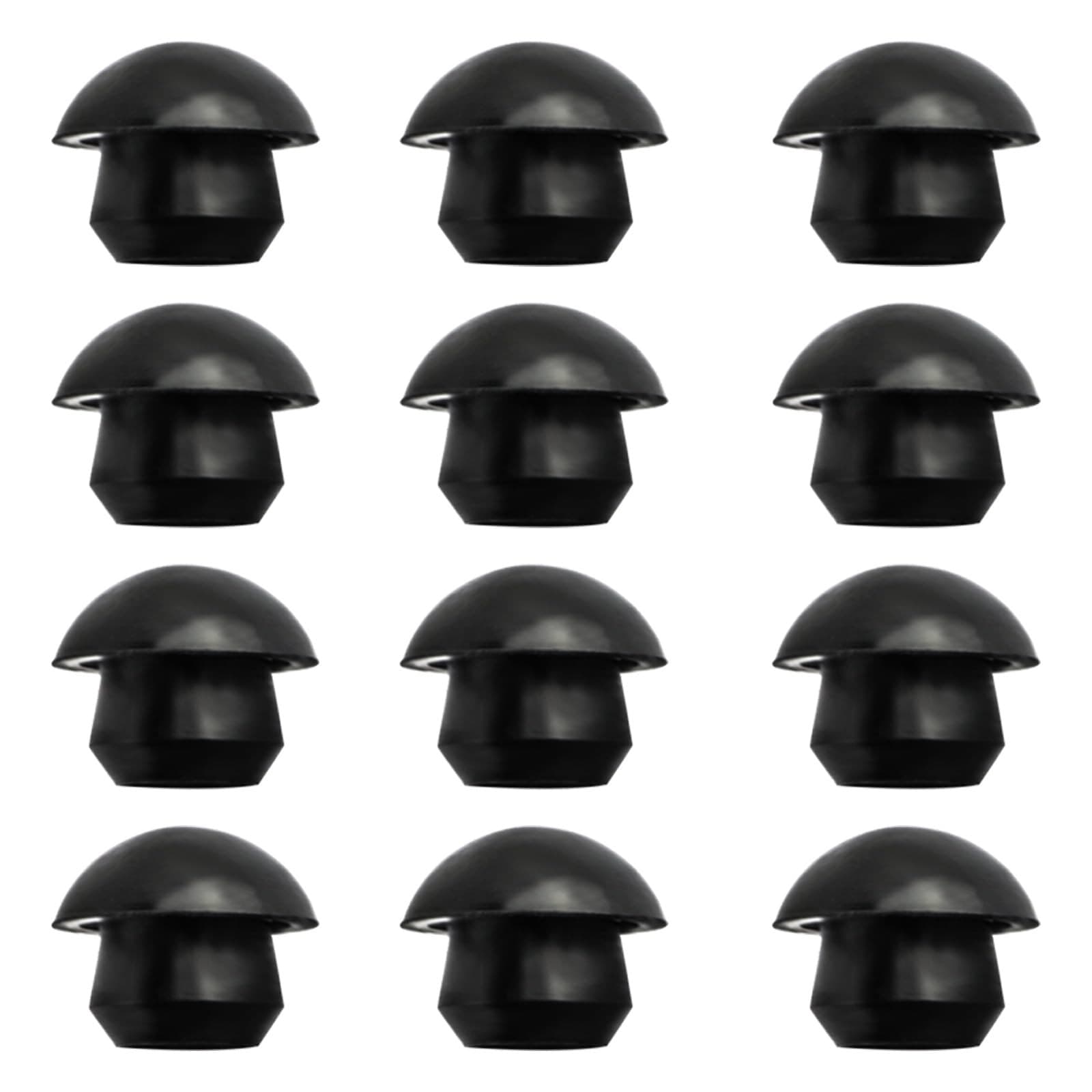 12PCS Hydraulic Floor Jack Oil Filler Plug,0.35In Rubber Floor Jack Parts