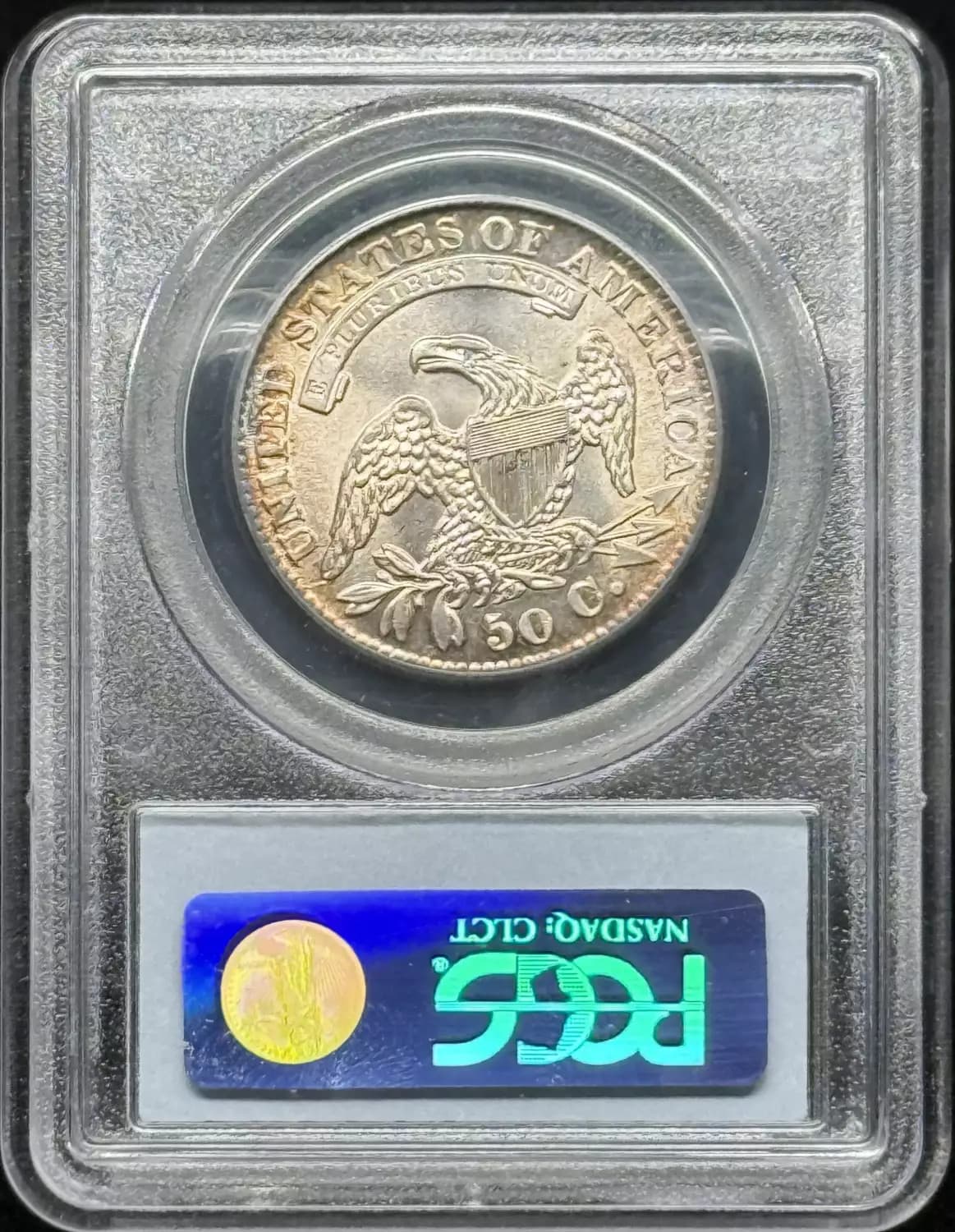 1833 Capped Bust Half Dollar PCGS AU-58 CAC 2