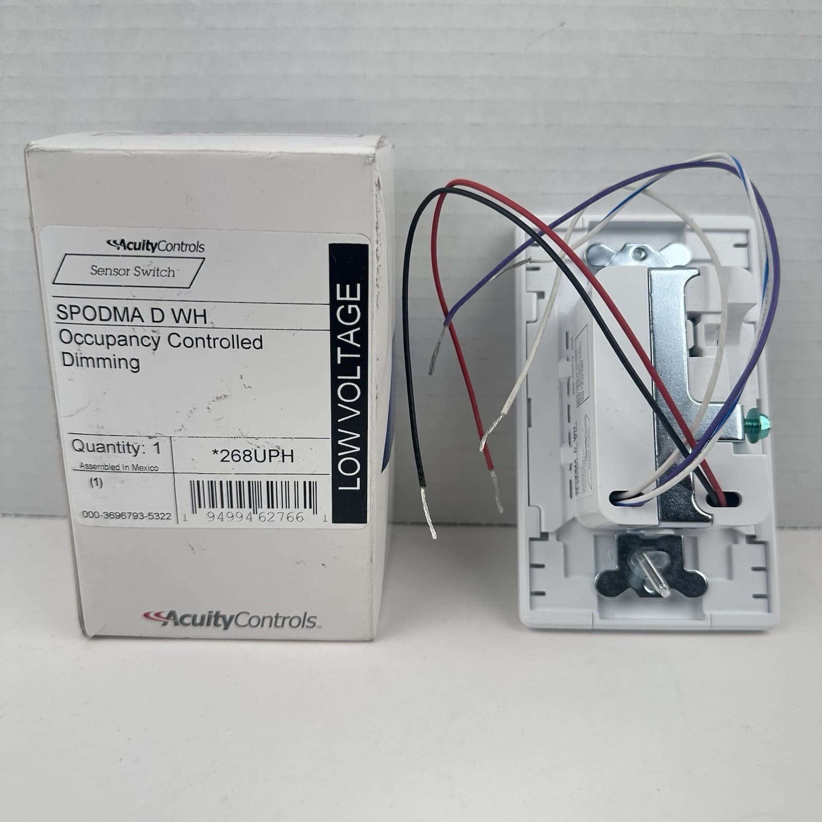 Acuity Controls Sensor Switch - SPODMA D WH - Occupancy Controlled Dimming 2
