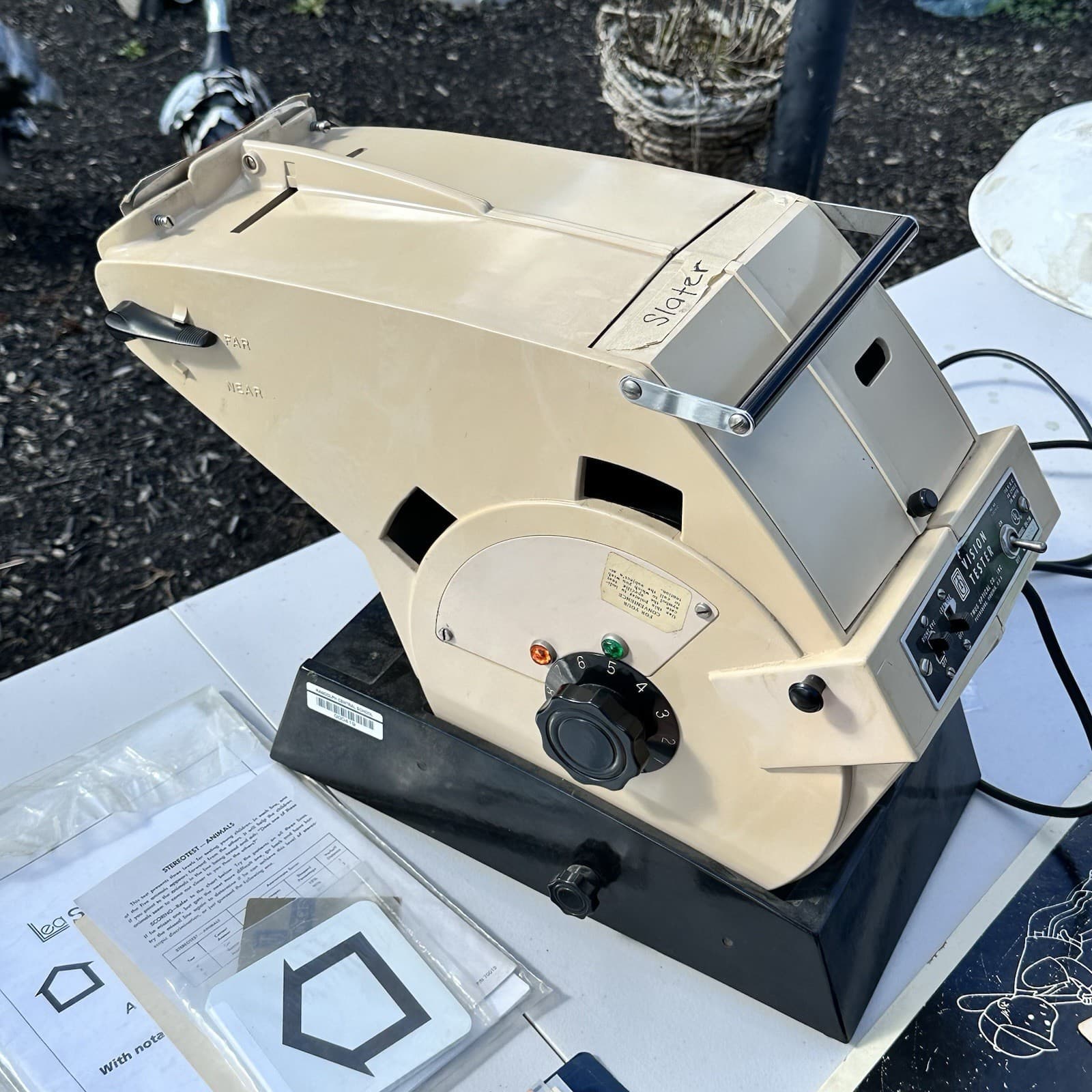 Titmus Optical Vision Tester OV-7M Tested for power only Snellen Eye Chart 2