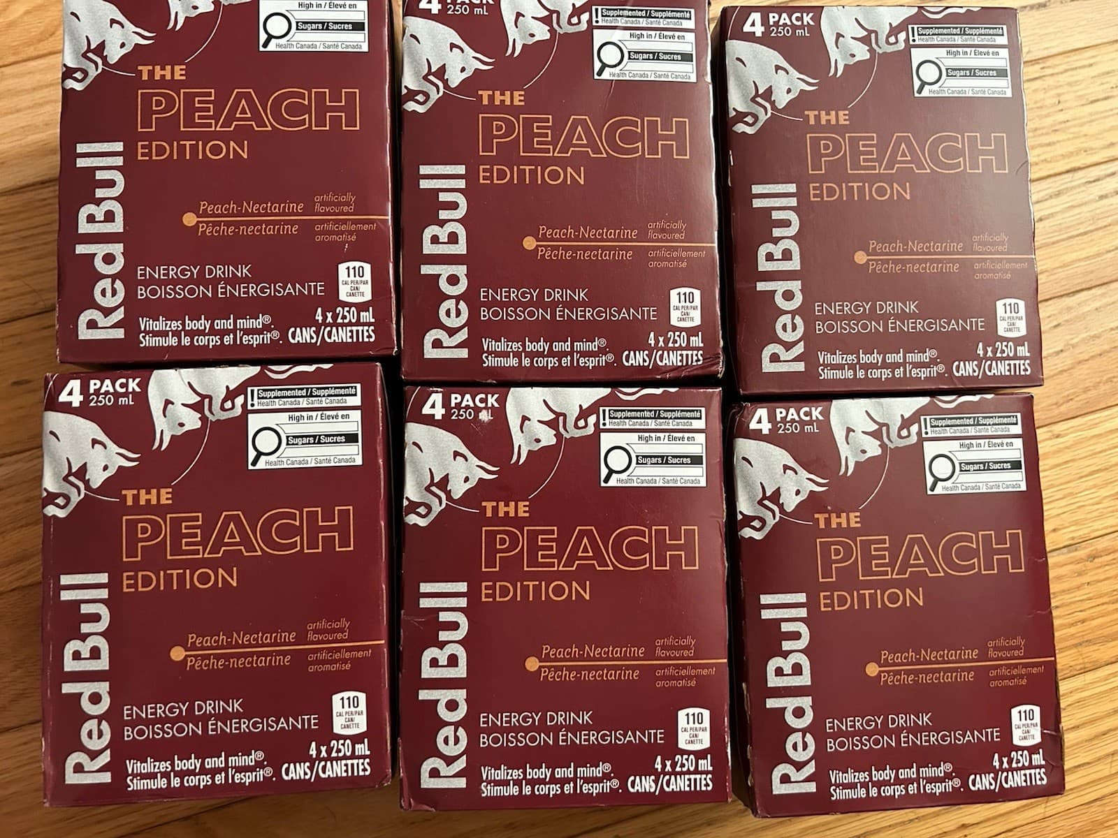 Red Bull Peach Nectarine Energy Drink, 8.4 Fl Oz, 24 Cans Discontinued BB Apr26 2