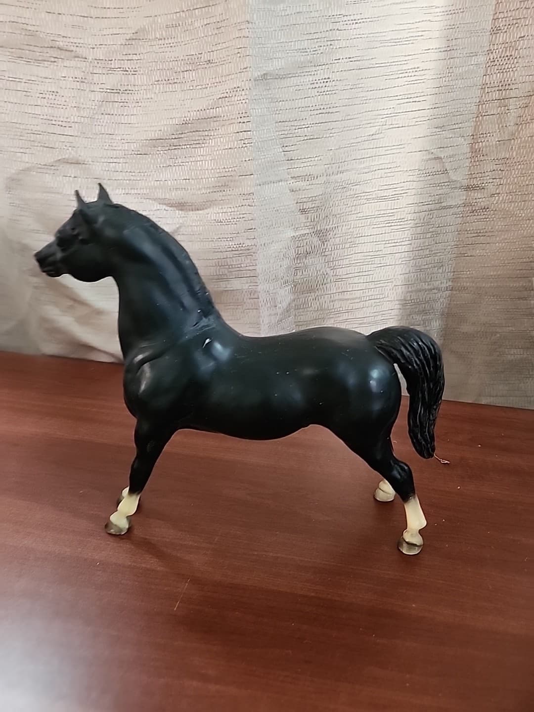 Lot Of 3 Breyer Horses, Black Color With  Accents 4