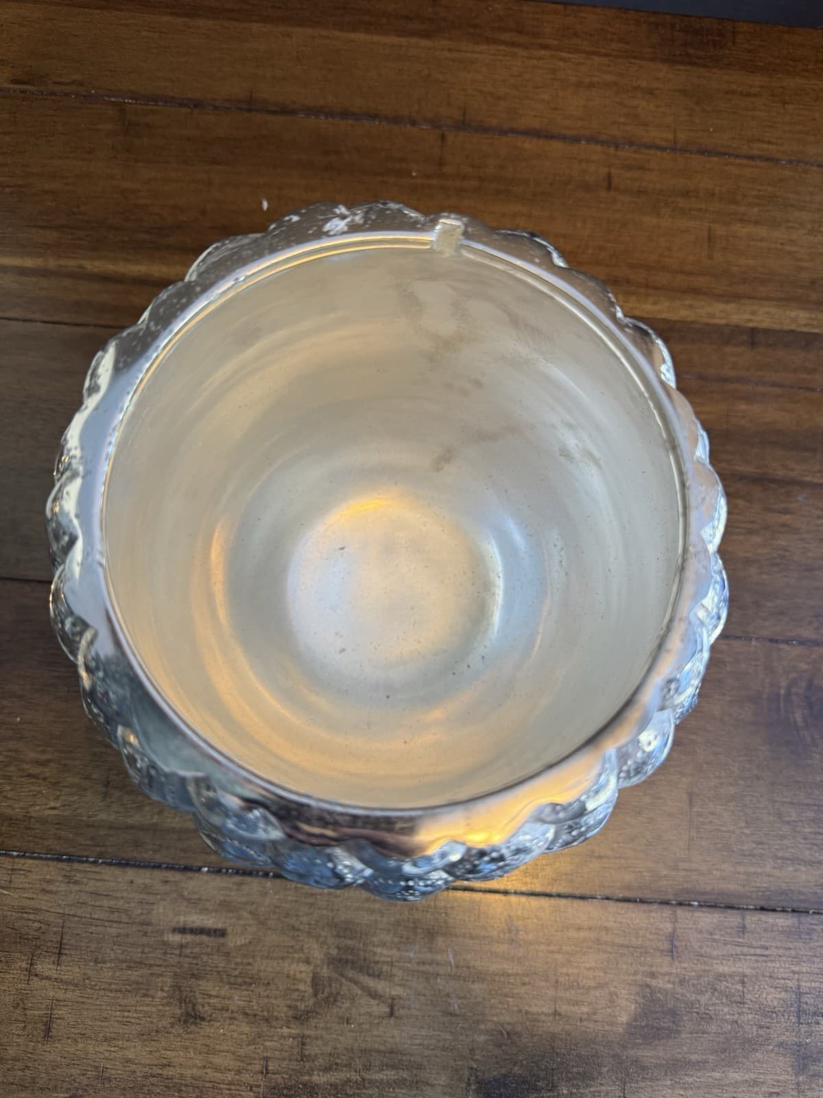 Lunt Silversmiths Silver Plated Pineapple Ice Bucket Storage Jar Container 6