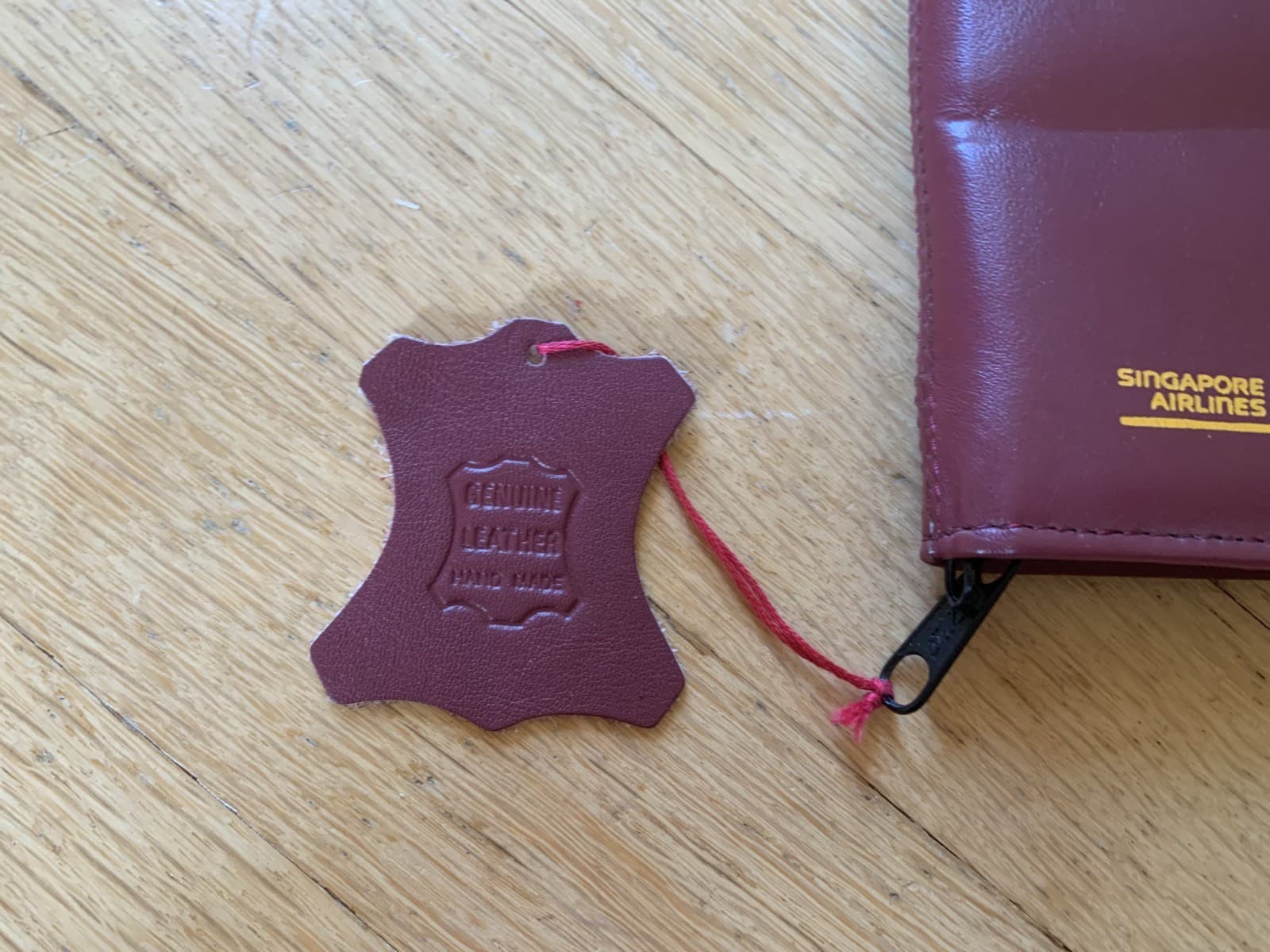 Vintage Singapore Airlines Travel Tie Case by Pierre Balmain 6