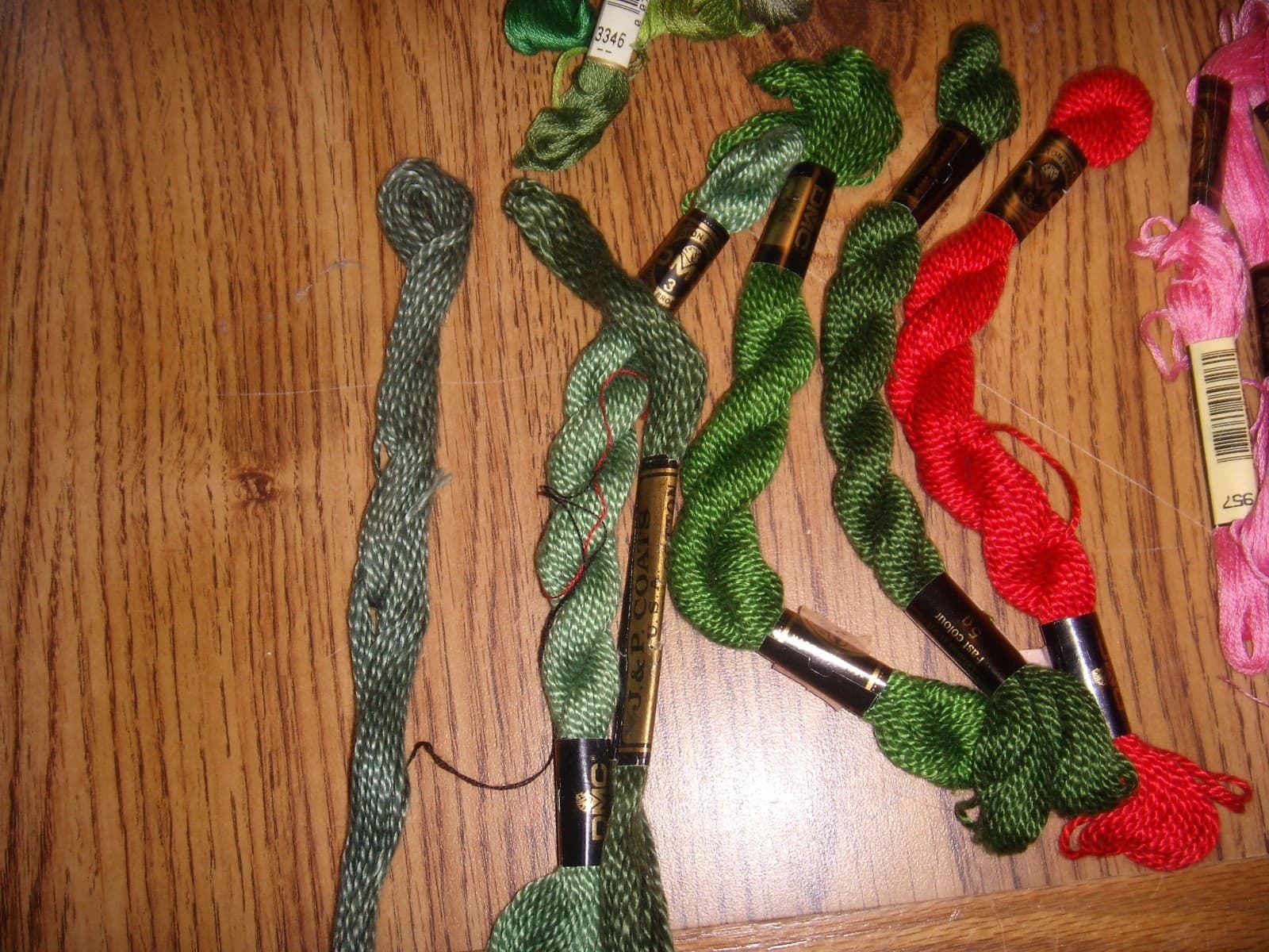 Large 163 DMC Lot Skeins Embroidery Floss Thread Needlepo 100% COTTON 8.7 Yards 2